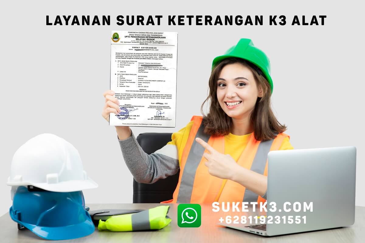 Surat Keterangan (Suket) K3 Alat Wheel Loader - Alat Berat Konstruksi